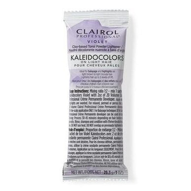 Clairol Professional Kaleidocolors Violet Powder Lightener 1 Oz Packet - ANNS BEAUTY SUPPLY